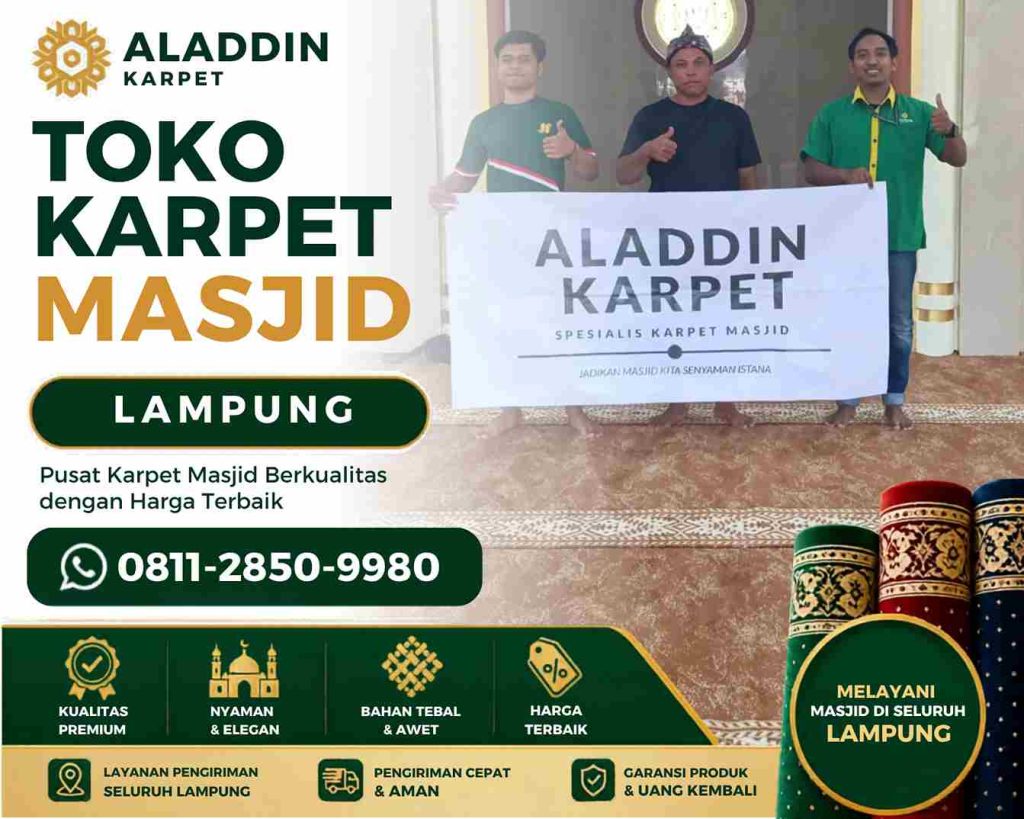 Karpet Polos Lampung Untuk Ruang Ibadah Nyaman Dan Awet