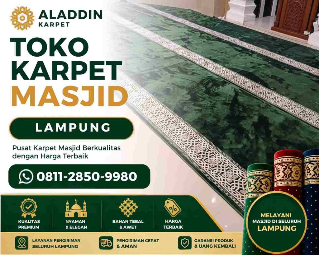 Toko Karpet Custom Lampung Untuk Masjid Lebih Rapi Dan Nyaman